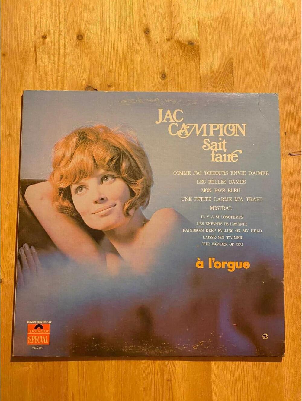 Jac Campion – Jac Campion Sait Faire Vintage 33rpm VG+ AB24